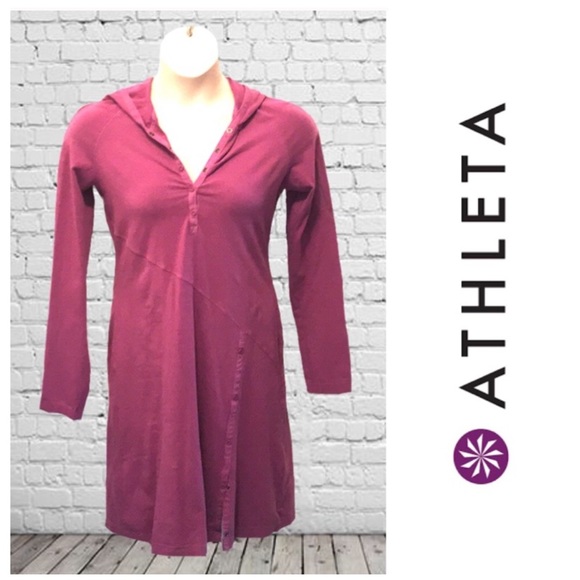 Athleta Dresses & Skirts - Athleta Hooded Dress